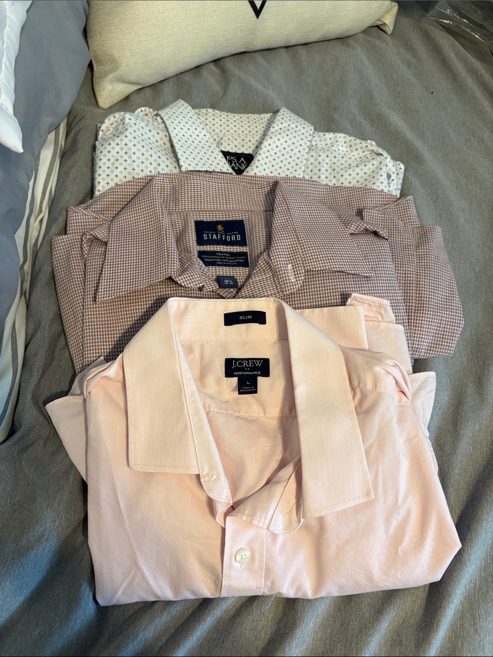 J. Crew Men’s Slim Light Pink Dress Shirt